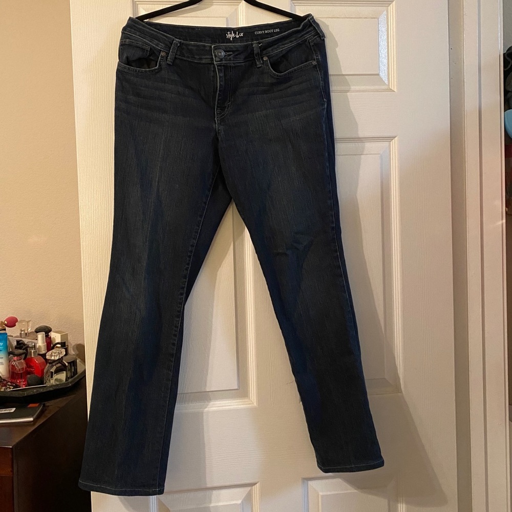 Style & Co curvy bootleg jeans size 12